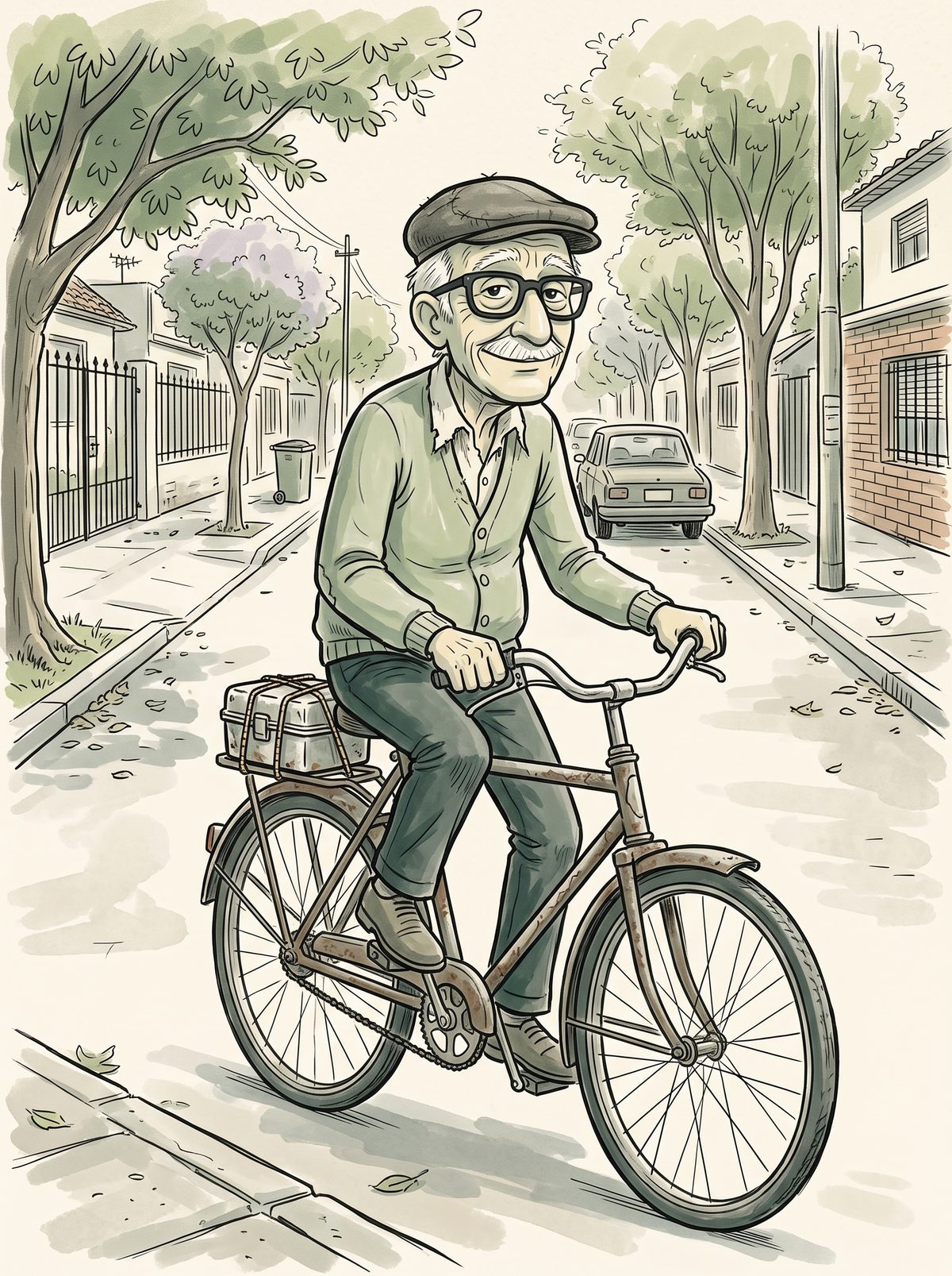 Final 1 de 8: terminaste yendo en bici a laburar a los 70