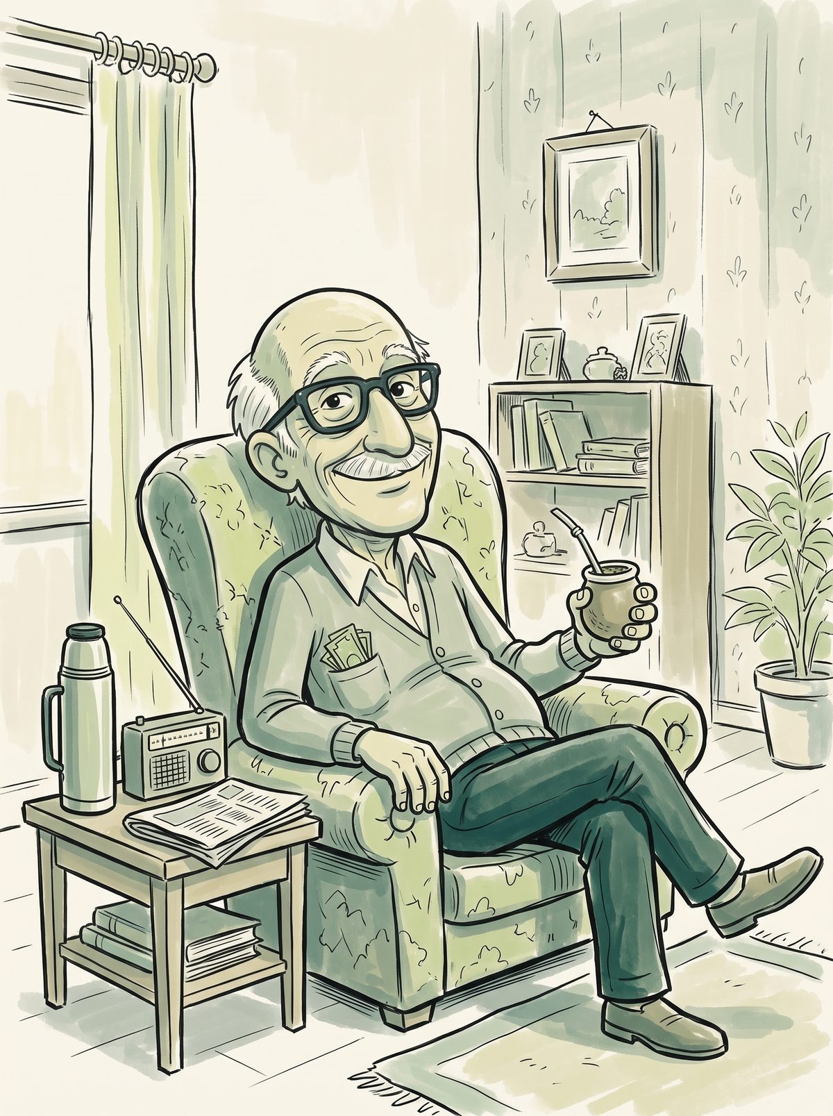 Final 4 de 8: terminaste con el mate en el sillón de siempre